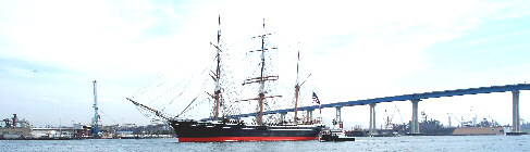 Star of India in San Diego Bay