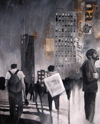 "Gather Your Thoughts" - Urban Art by Jonathan Howard